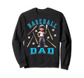 Baseball Dad Sweatshirt - Graphic Print Unisex - T-Shirt, Sweatshirt, Hoodie