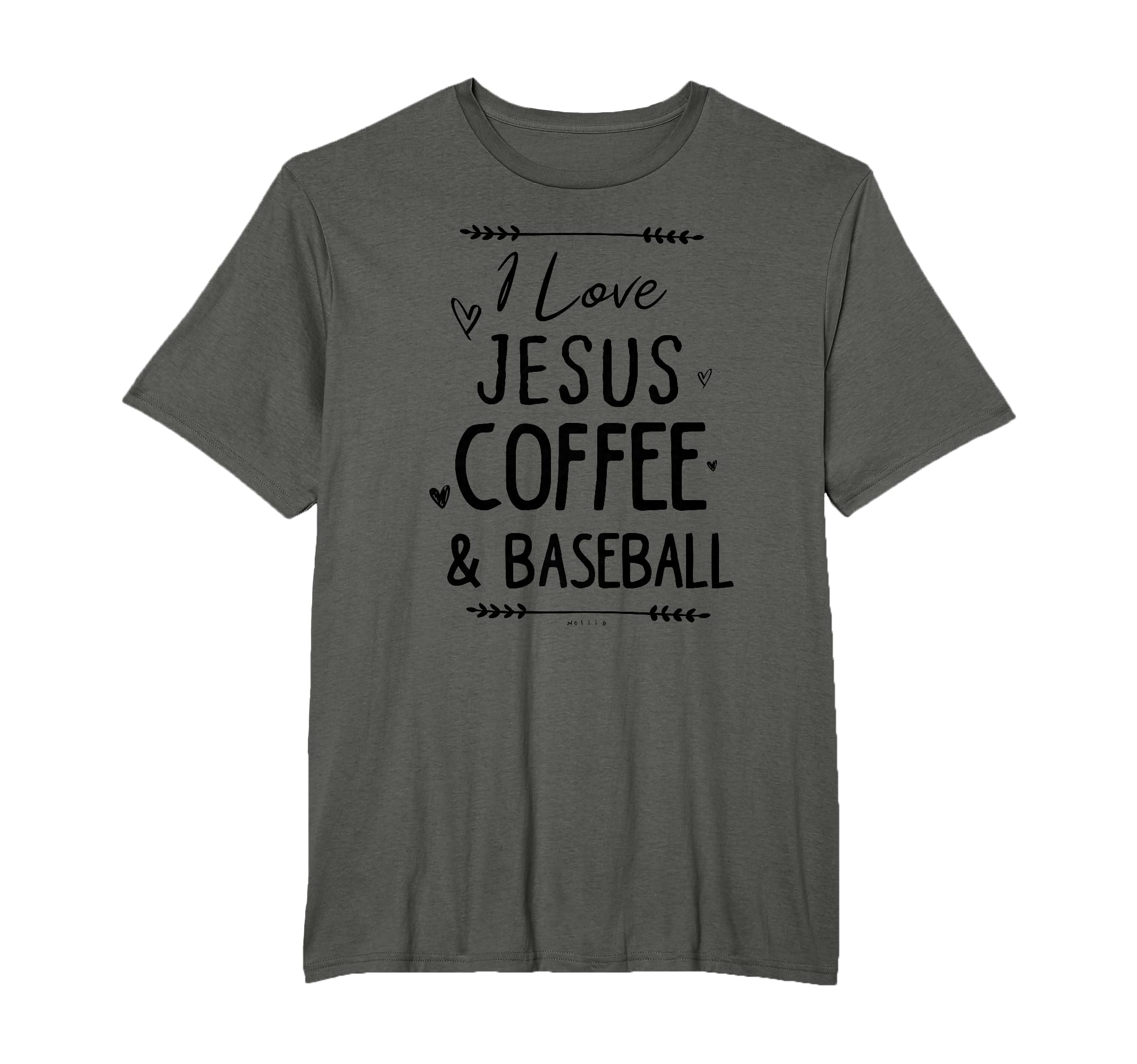 Jesus Coffee And Baseball Christian T-Shirt - Unique Graphic for Adults - T-Shirt, Sweatshirt, Hoodie
