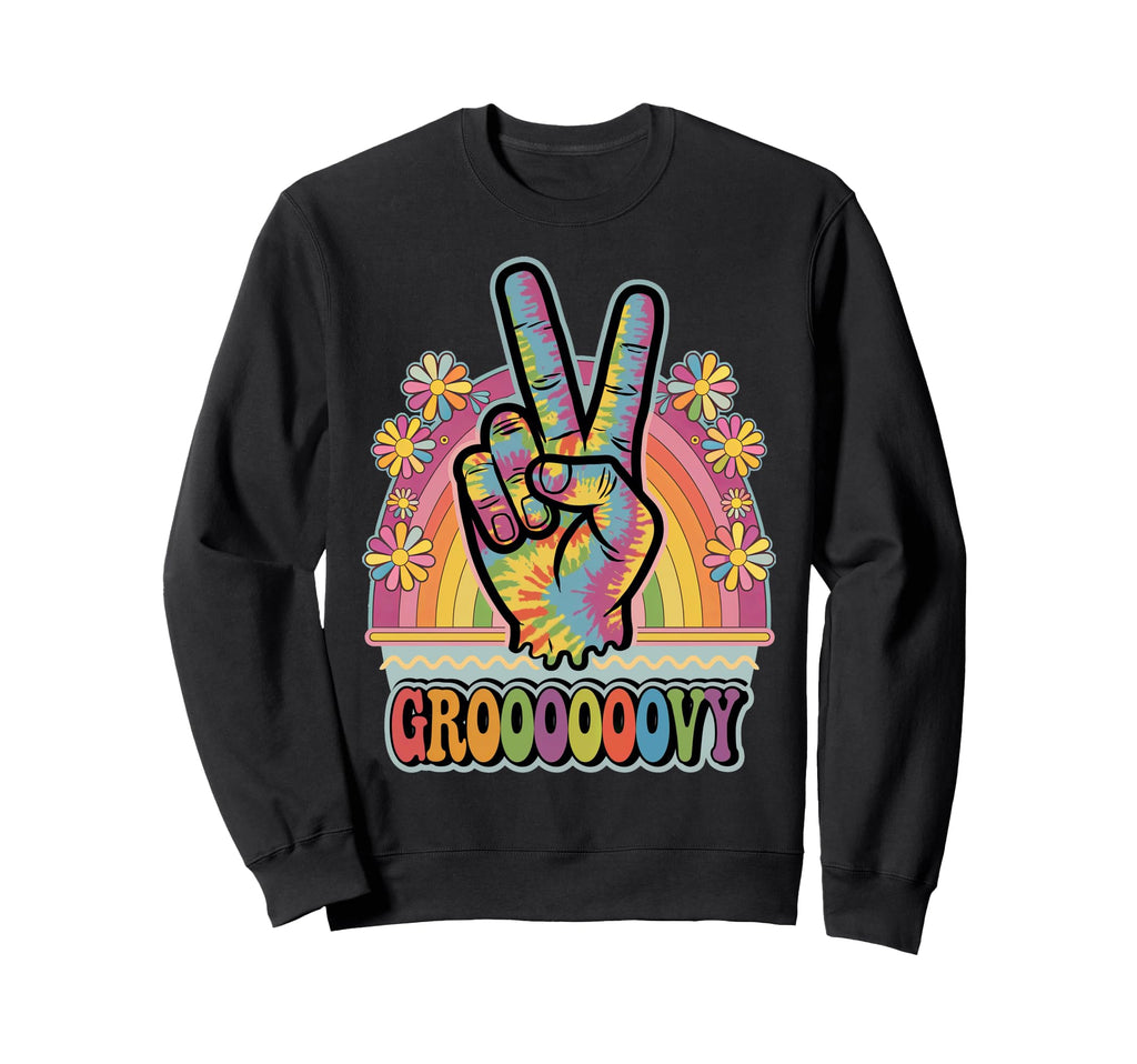 Groovy Grooooovy Discoball Party Sweatshirt - Graphic Print for Adults - T-Shirt, Sweatshirt, Hoodie