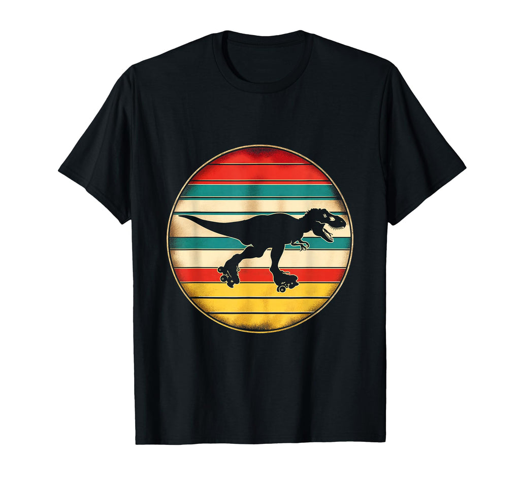Roller Skate Dinosaur T-Shirt - Unique Graphic Men Women - T-Shirt, Sweatshirt, Hoodie