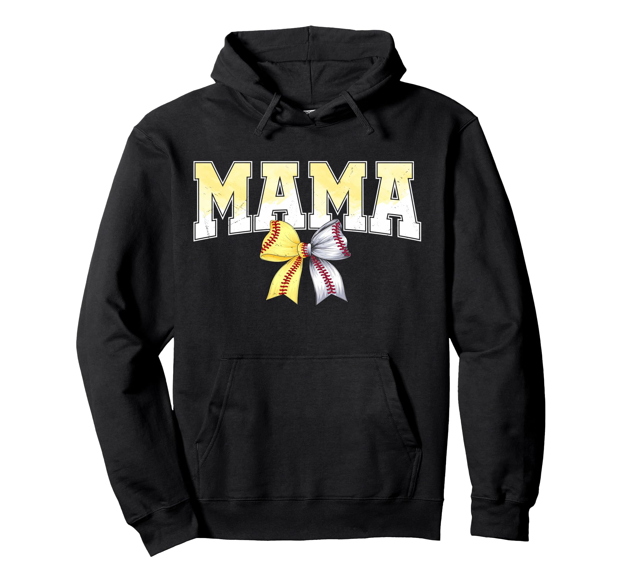 Coquette Bow Baseball Softball Mom Hoodie - Aesthetic Graphic Men Women - T-Shirt, Sweatshirt, Hoodie