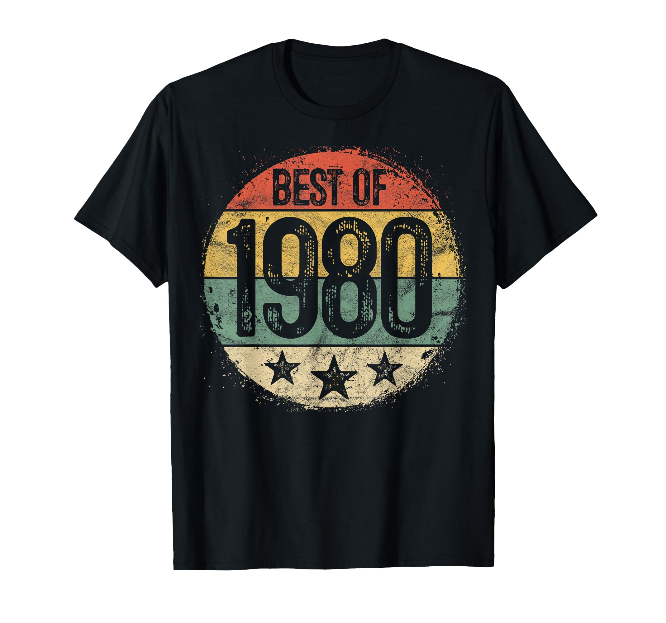 Best 1980 Sunset 46Th Birthday T-Shirt - Casual Everyday Wear for Adults - T-Shirt, Sweatshirt, Hoodie