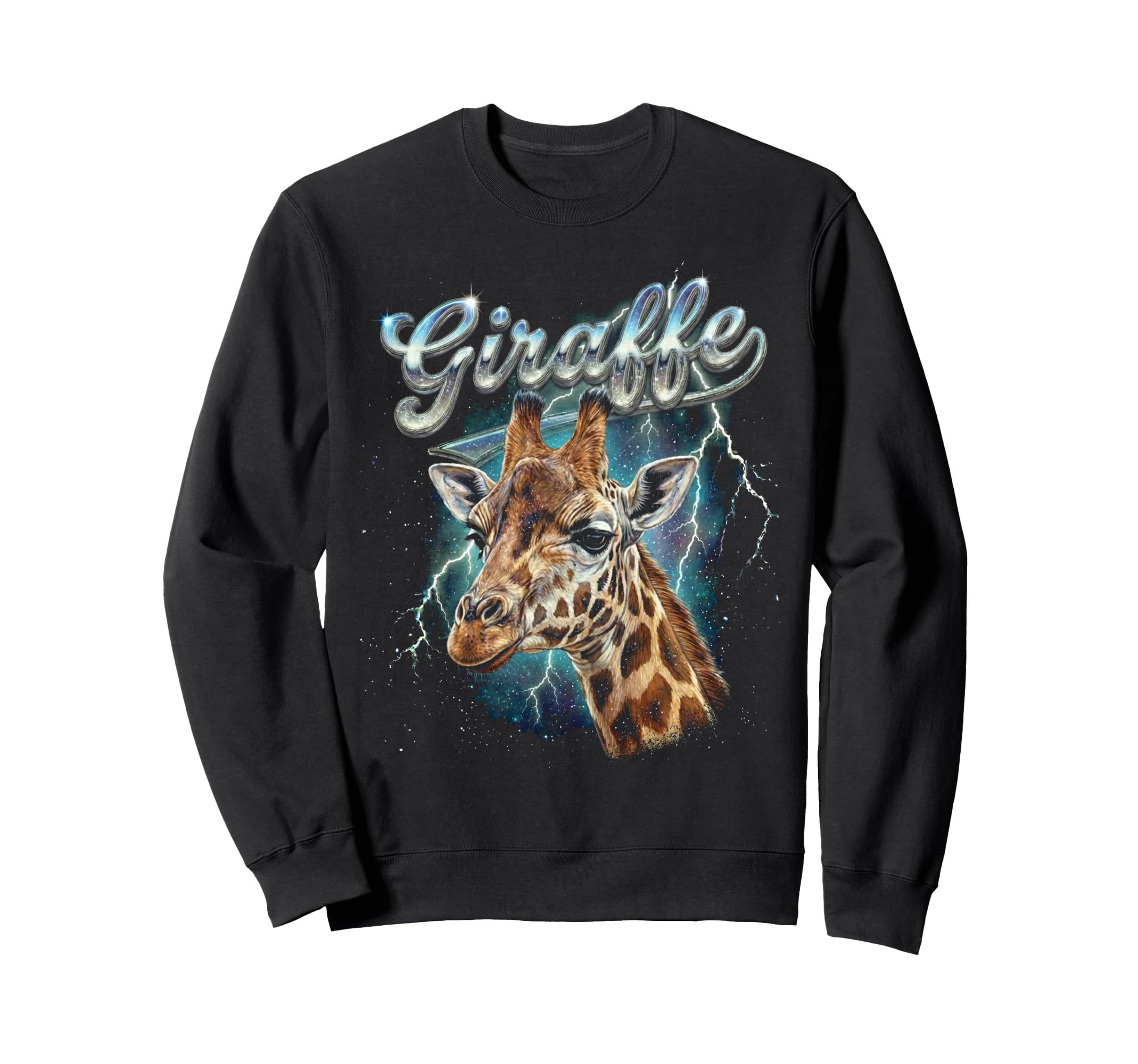 Giraffe 90S Funny Giraffe 80S African Sweatshirt - Custom Art Print Unisex - T-Shirt, Sweatshirt, Hoodie