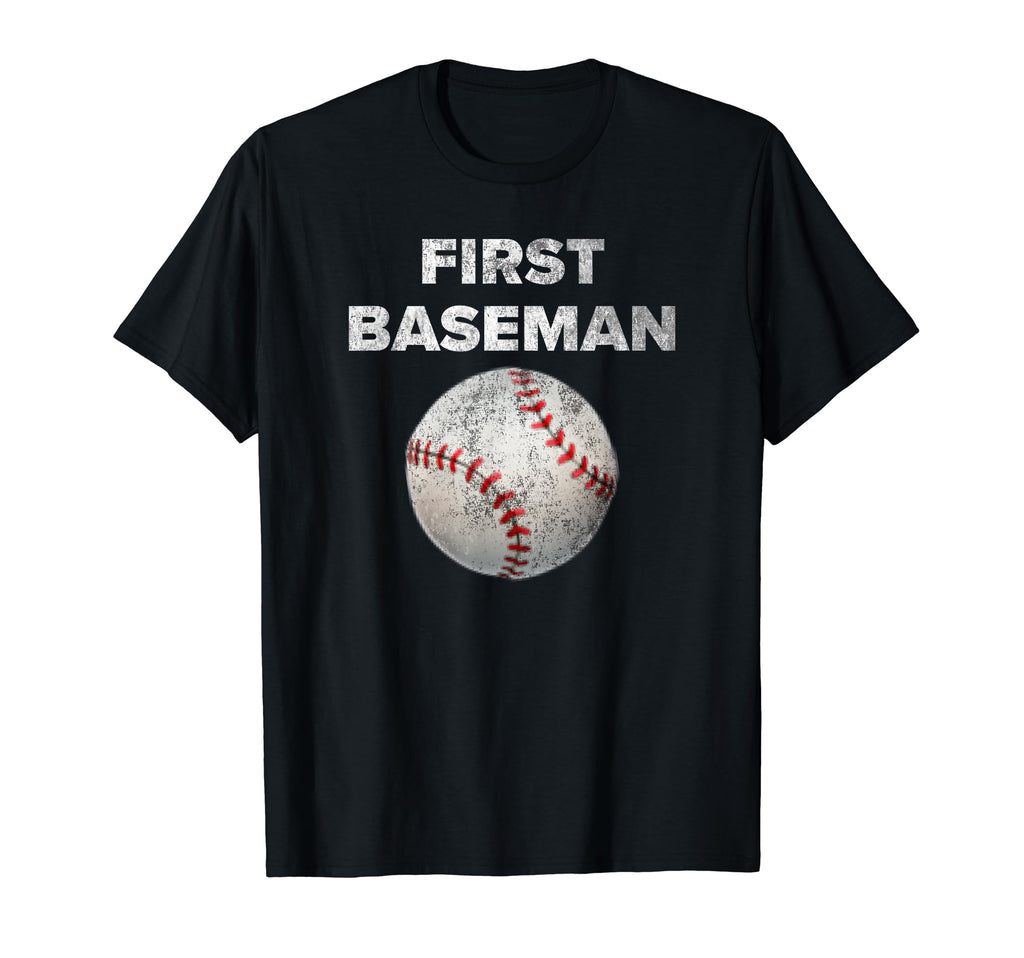 Distressed First Baseman Baseball T-Shirt - Aesthetic Graphic Men Women - T-Shirt, Sweatshirt, Hoodie