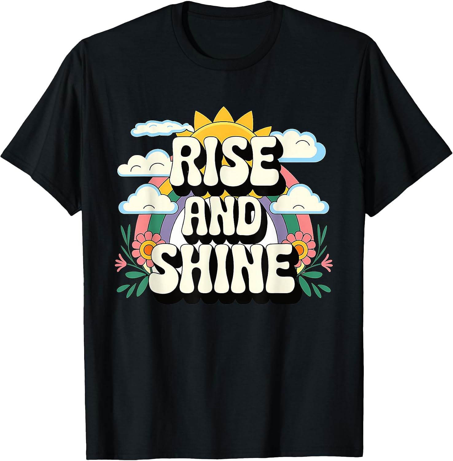 Positive Vibes Fun Aesthetic Love Peace - Adult & Kids T-Shirts, Sweatshirts & Hoodies apparel design preview 1