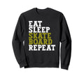 Eat Sleep Skateboard Repeat Funny Sweatshirt - Unique Graphic Men Women - T-Shirt, Sweatshirt, Hoodie
