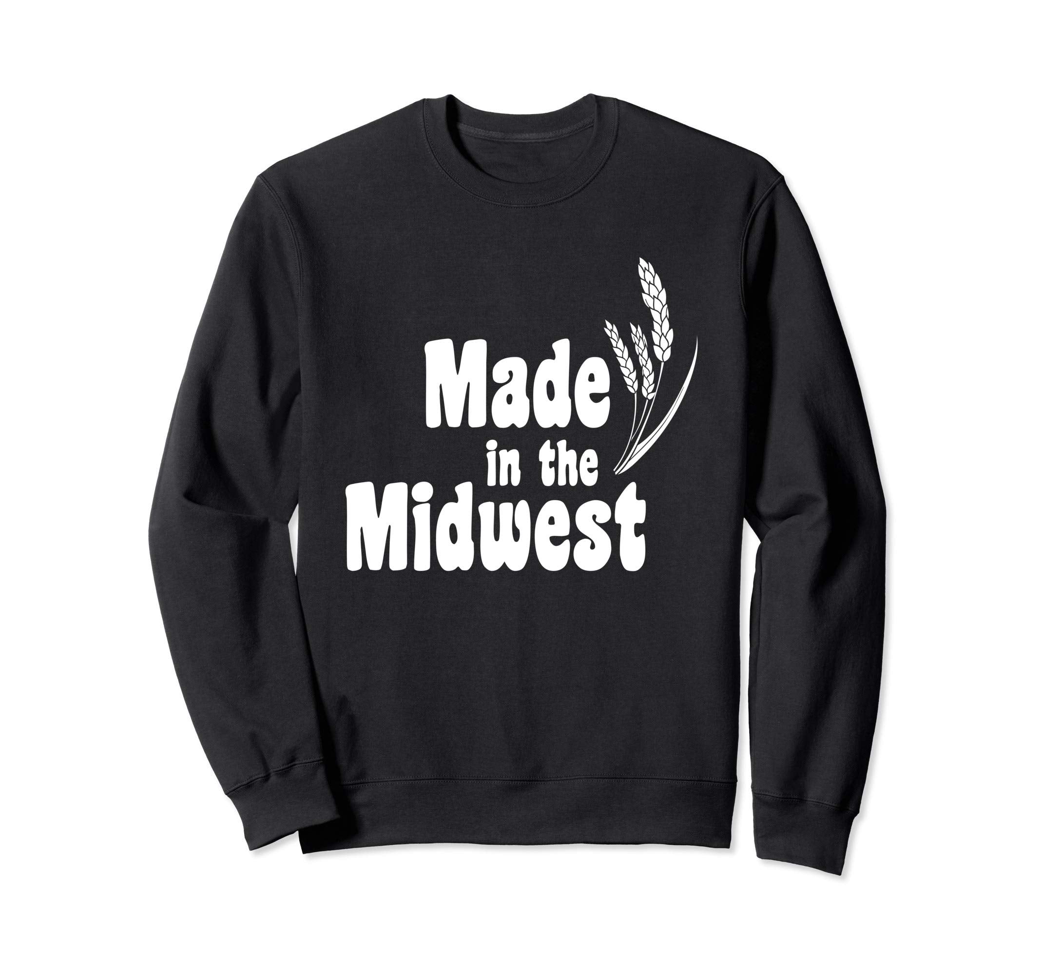 Made Midwest 70S Boho Sweatshirt - Custom Art Print for Adults - T-Shirt, Sweatshirt, Hoodie
