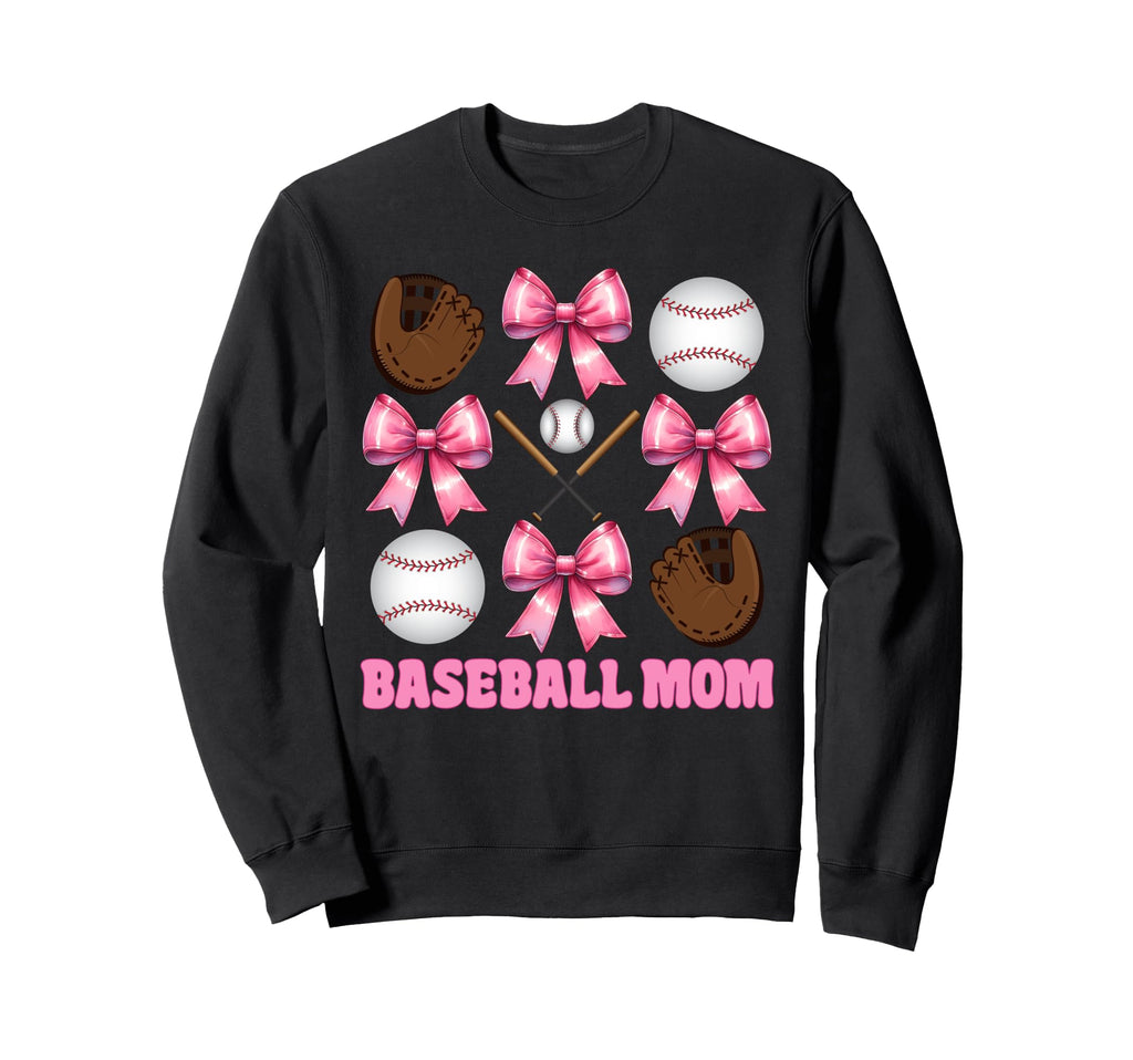 Baseball Mom Baseball Mama Mothers Sweatshirt - Streetwear Style Men Women - T-Shirt, Sweatshirt, Hoodie