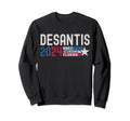 Distressed Desantis President Sweatshirt - Fun Novelty Design Men Women - T-Shirt, Sweatshirt, Hoodie