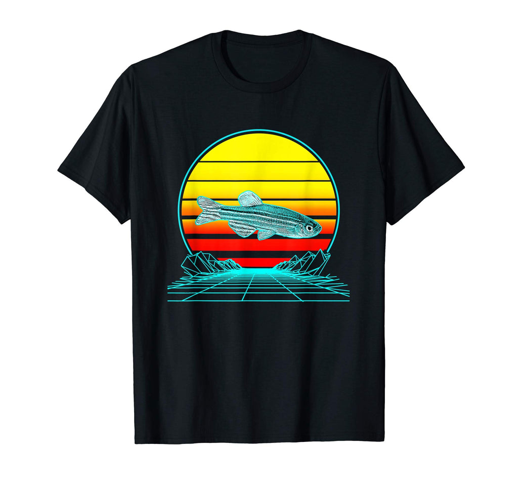 Sunset Zebrafish T-Shirt - Fun Novelty Design Unisex - T-Shirt, Sweatshirt, Hoodie