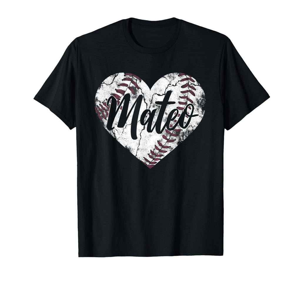 Mateo Baseball Personalized Name Mom T-Shirt - Custom Art Print for Adults - T-Shirt, Sweatshirt, Hoodie