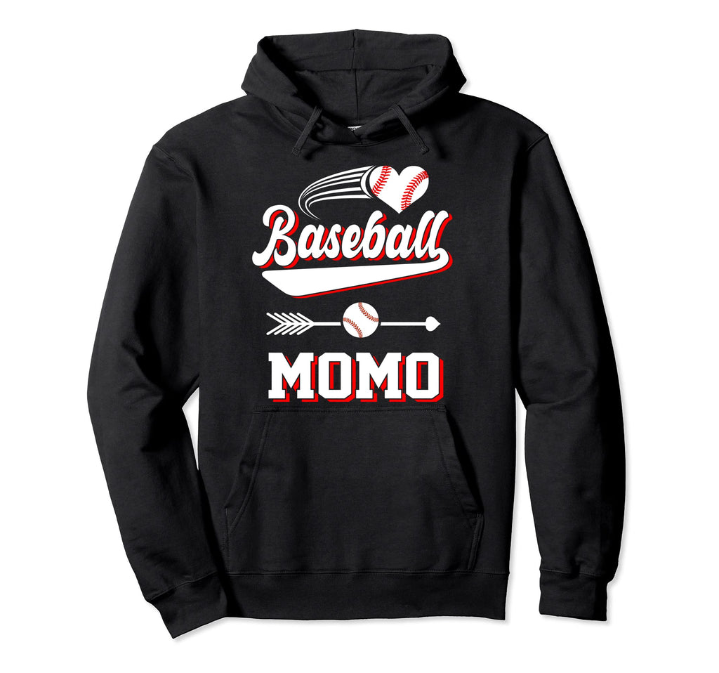 Baseball Momo Baseball Player Arrow Hoodie - Minimalist Print for Adults - T-Shirt, Sweatshirt, Hoodie