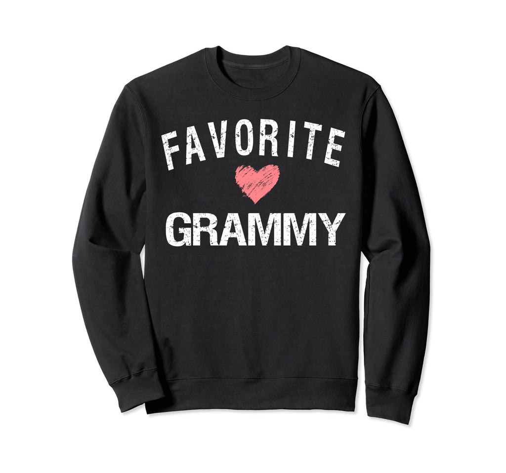 Favorite Grammy Heart Distressed Gift Sweatshirt - Minimalist Print Unisex - T-Shirt, Sweatshirt, Hoodie