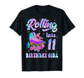 Rollin Into 11 Roller Skating Rink T-Shirt - Trendy Graphic for Adults - T-Shirt, Sweatshirt, Hoodie