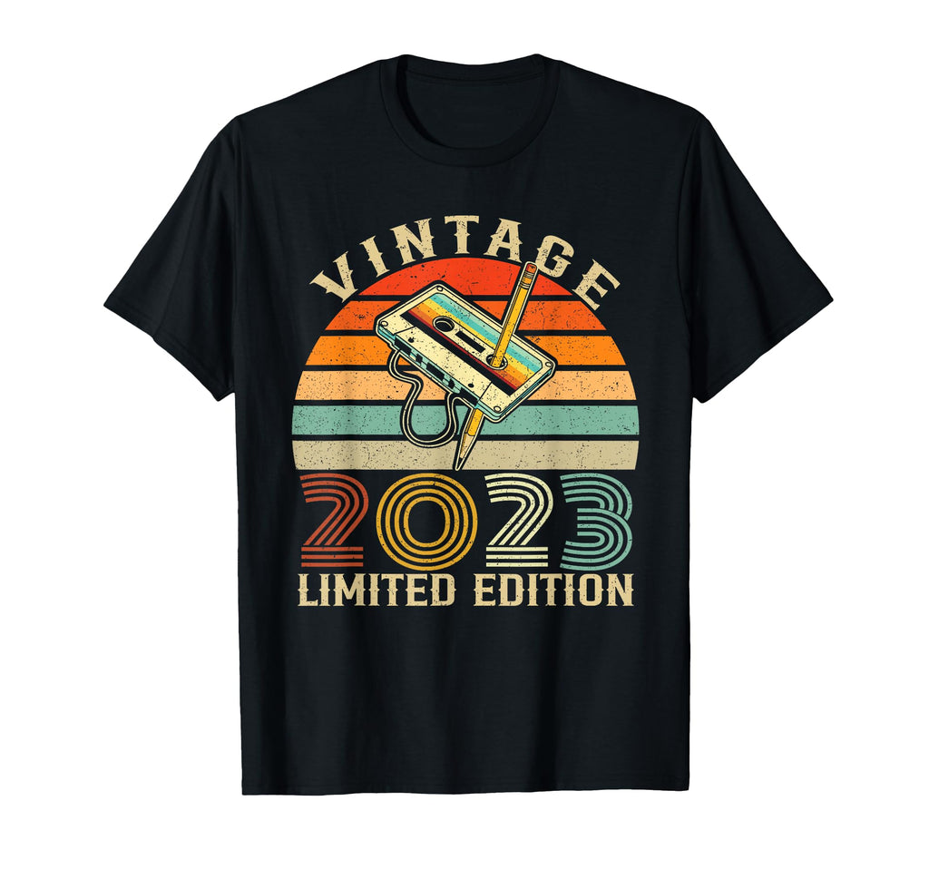 2023 Birthday Cassette Tape T-Shirt - Unique Graphic Men Women - T-Shirt, Sweatshirt, Hoodie