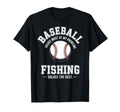 Baseball Fishing Ultimate Problem T-Shirt - Minimalist Print Men Women - T-Shirt, Sweatshirt, Hoodie