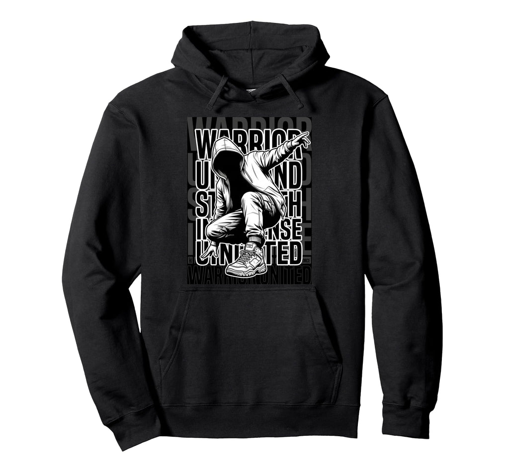 Hip Hop Old School Warrior United Hoodie - Custom Art Print Men Women - T-Shirt, Sweatshirt, Hoodie