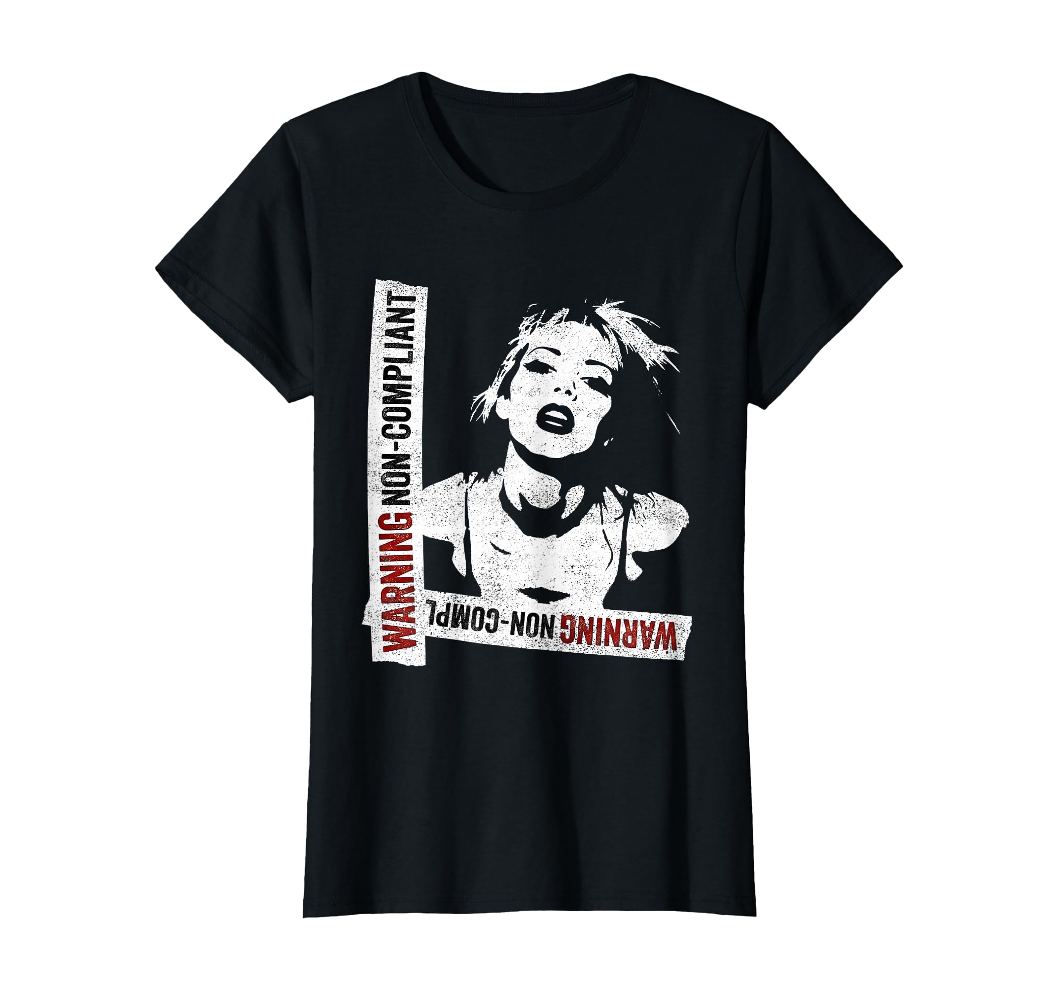 Punk 90S Grunge Stencil Distressed T-Shirt - Novelty Apparel Men Women - T-Shirt, Sweatshirt, Hoodie