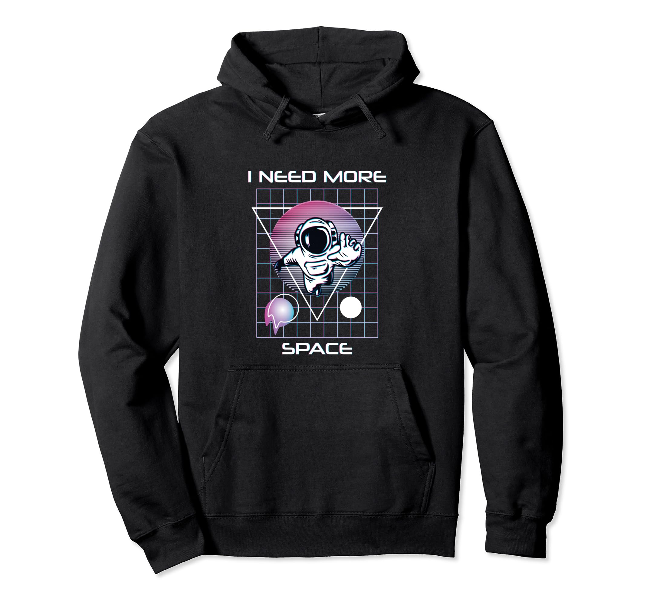 I Need More Space Vaporwave Aesthetic Hoodie - Streetwear Style Men Women - T-Shirt, Sweatshirt, Hoodie