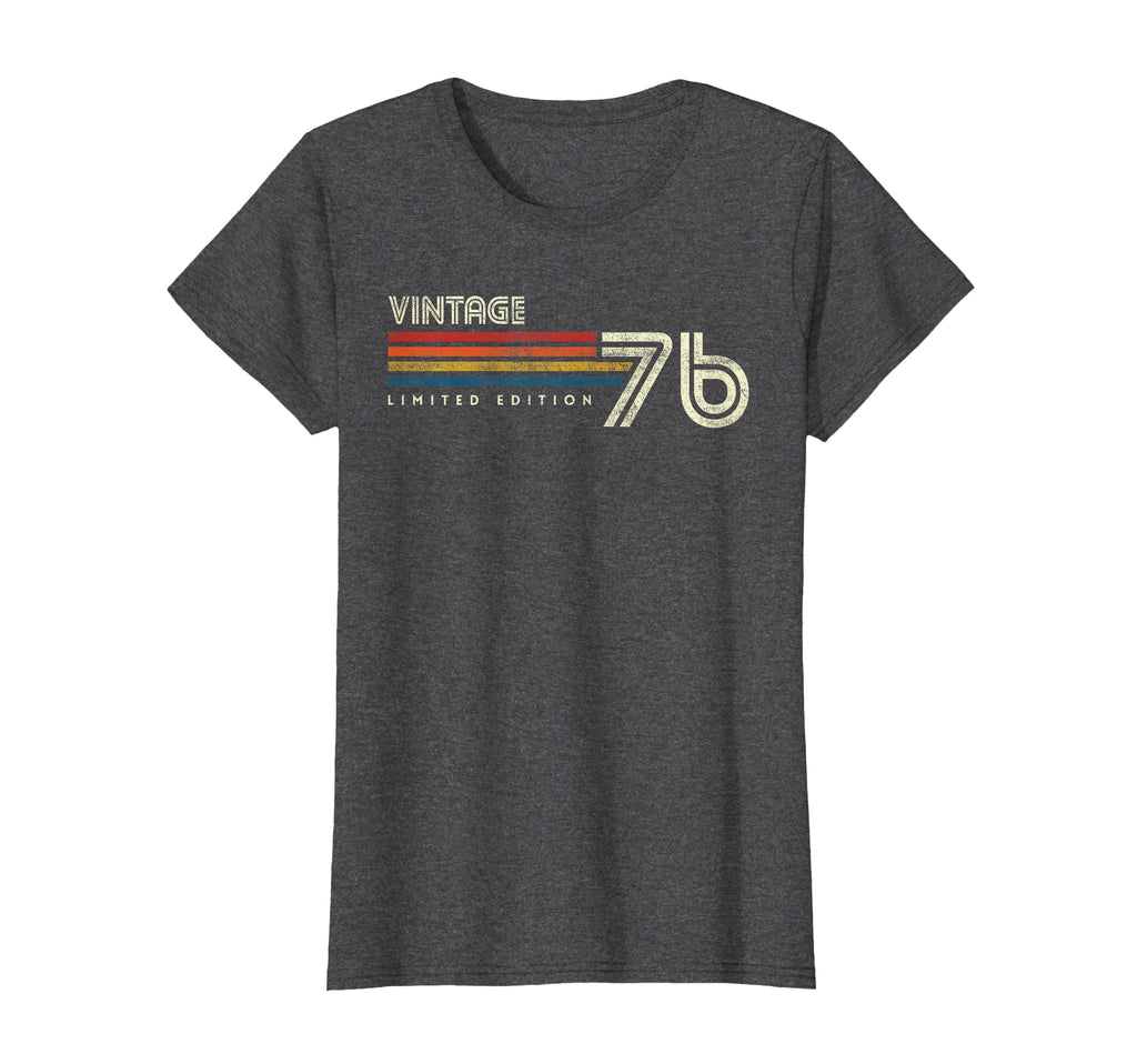 1976 Chest Stripe Birthday T-Shirt - Streetwear Style for Adults - T-Shirt, Sweatshirt, Hoodie