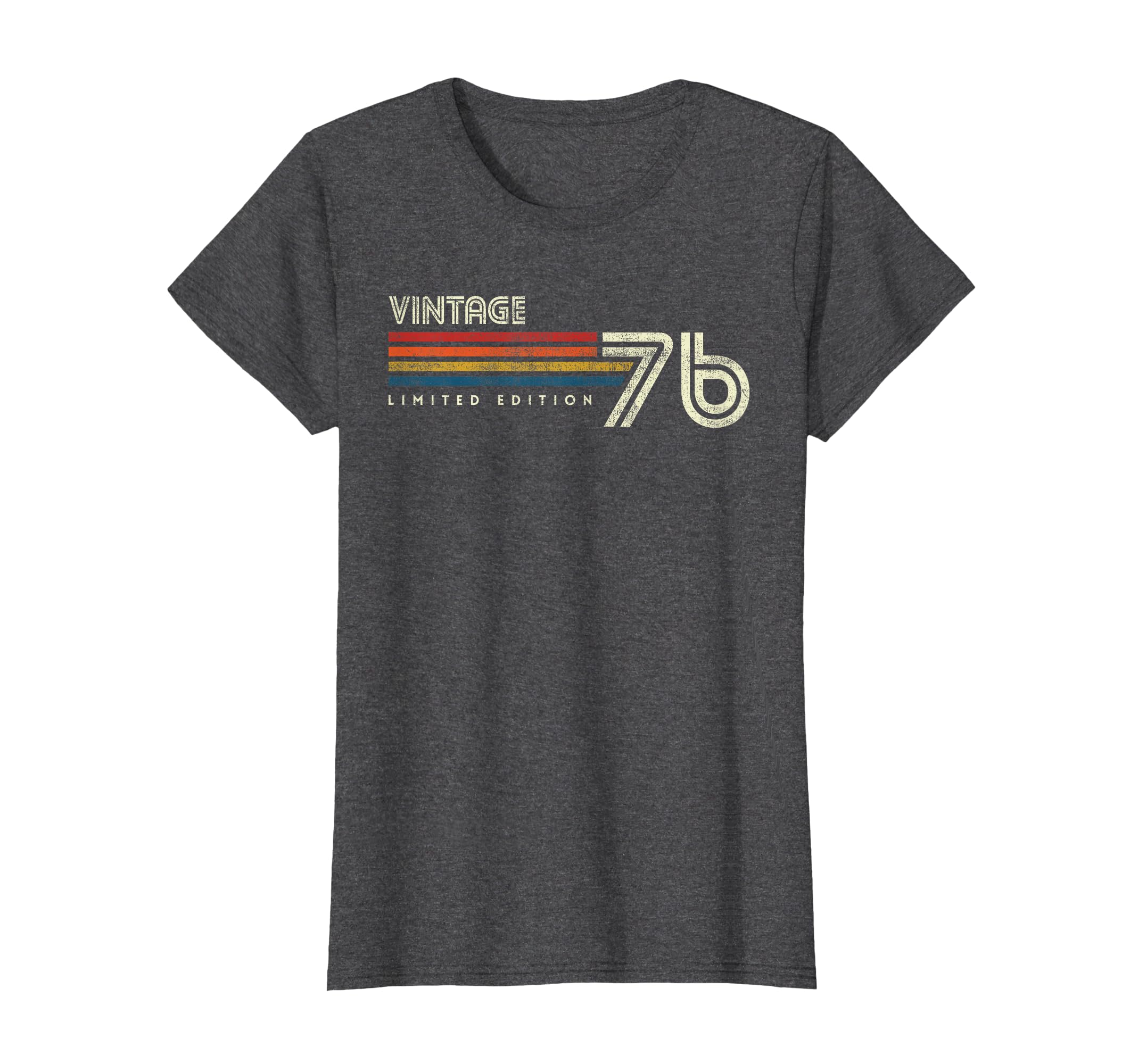 1976 Chest Stripe Birthday T-Shirt - Streetwear Style for Adults - T-Shirt, Sweatshirt, Hoodie
