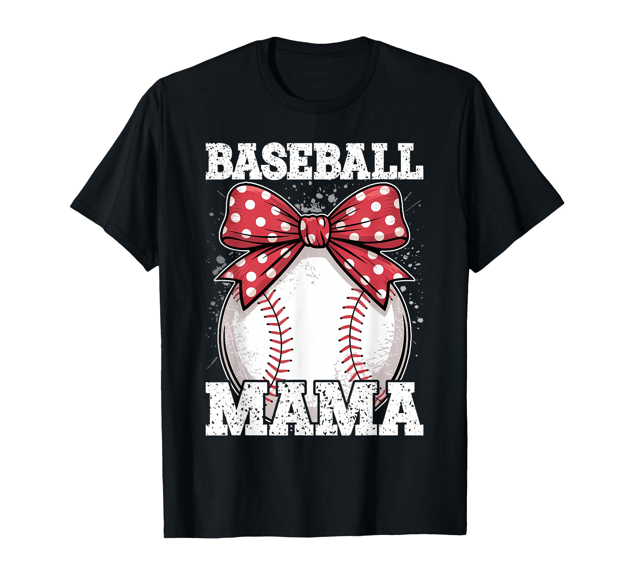 Baseball Mama Coquette Bow Game Day T-Shirt - Fun Novelty Design Unisex - T-Shirt, Sweatshirt, Hoodie