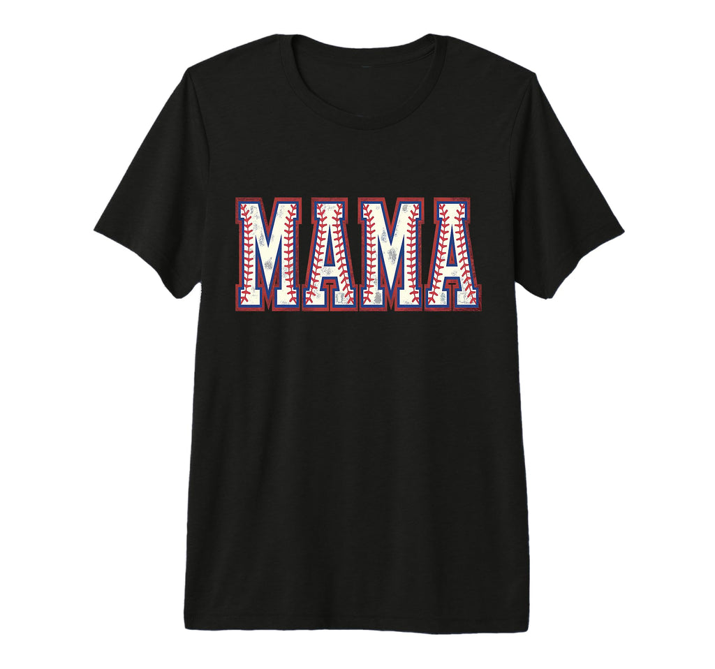 Baseball Mom Game Day Family Mothers T-Shirt - Aesthetic Graphic Unisex - T-Shirt, Sweatshirt, Hoodie