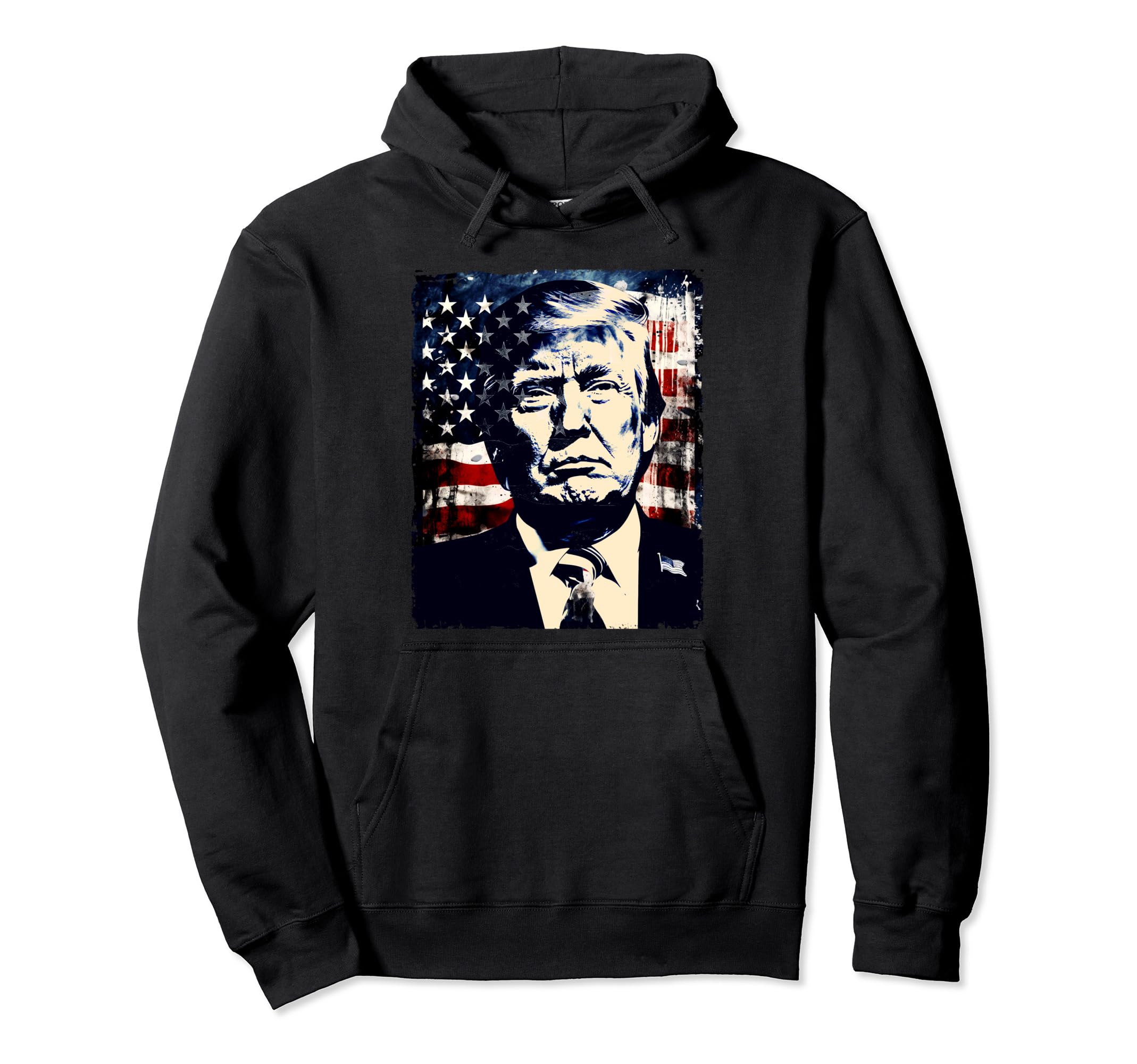 Trump President 2024 Us America Flag Hoodie - Streetwear Style for Adults - T-Shirt, Sweatshirt, Hoodie