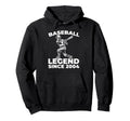 Birthday Baseball Baseballer Team Player Hoodie - Aesthetic Graphic Unisex - T-Shirt, Sweatshirt, Hoodie