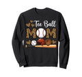 Ball Mom Baseball Tball Mama Sweatshirt - Minimalist Print Men Women - T-Shirt, Sweatshirt, Hoodie