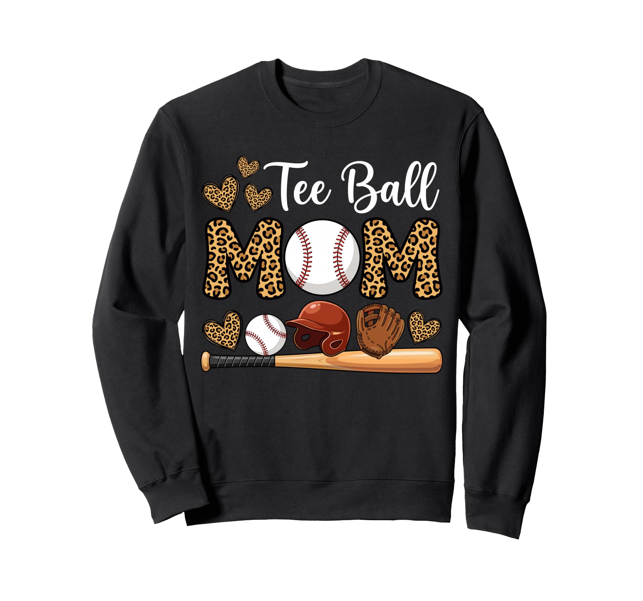Ball Mom Baseball Tball Mama Sweatshirt - Minimalist Print Men Women - T-Shirt, Sweatshirt, Hoodie