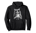 Tabby Cat Drinking Iced Coffee Funny Hoodie - Casual Everyday Wear Unisex - T-Shirt, Sweatshirt, Hoodie