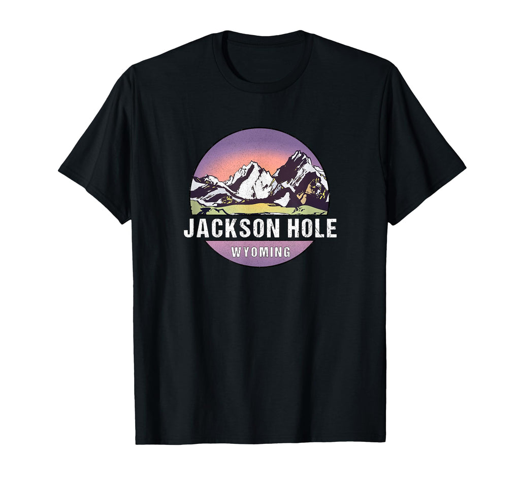 Jackson Hole Distressed T-Shirt - Custom Art Print Unisex - T-Shirt, Sweatshirt, Hoodie