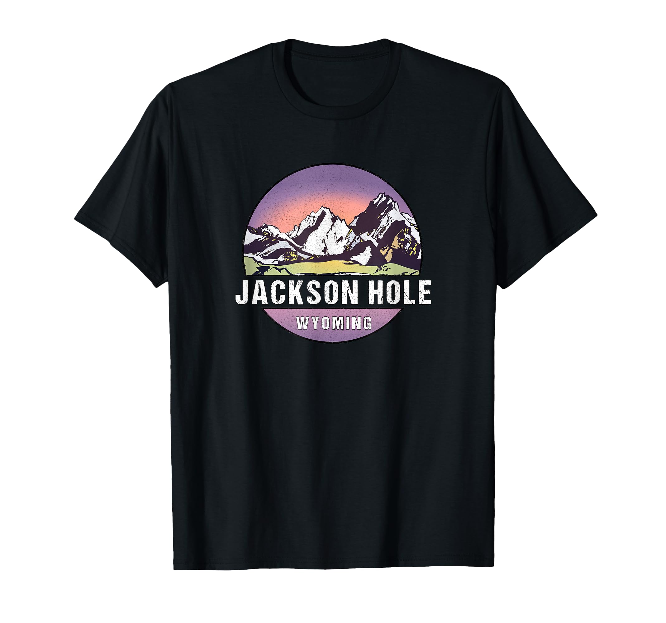 Jackson Hole Distressed T-Shirt - Custom Art Print Unisex - T-Shirt, Sweatshirt, Hoodie