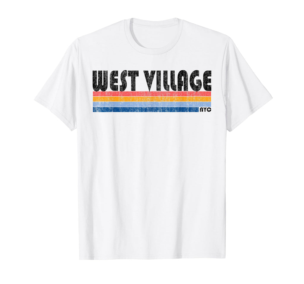1980S West Village Ny T-Shirt - Streetwear Style Men Women - T-Shirt, Sweatshirt, Hoodie