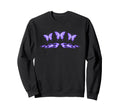 Fairycore Purple Butterfly Tattoo Sweatshirt - Trendy Graphic for Adults - T-Shirt, Sweatshirt, Hoodie