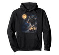 Dragon Art Celestial Moon Galaxy Hoodie - Novelty Apparel Men Women - T-Shirt, Sweatshirt, Hoodie