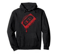 Dripping Cassette Tape Hoodie - Graphic Print Unisex - T-Shirt, Sweatshirt, Hoodie