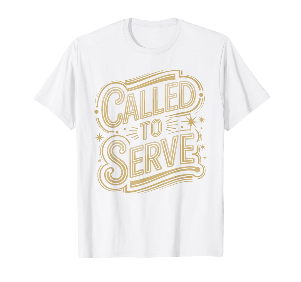 Called To Serve Distressed Text T-Shirt - Aesthetic Graphic Unisex - T-Shirt, Sweatshirt, Hoodie