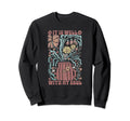 Groovy It Is Well My Soul Boho Flowers Sweatshirt - Trendy Graphic Unisex - T-Shirt, Sweatshirt, Hoodie