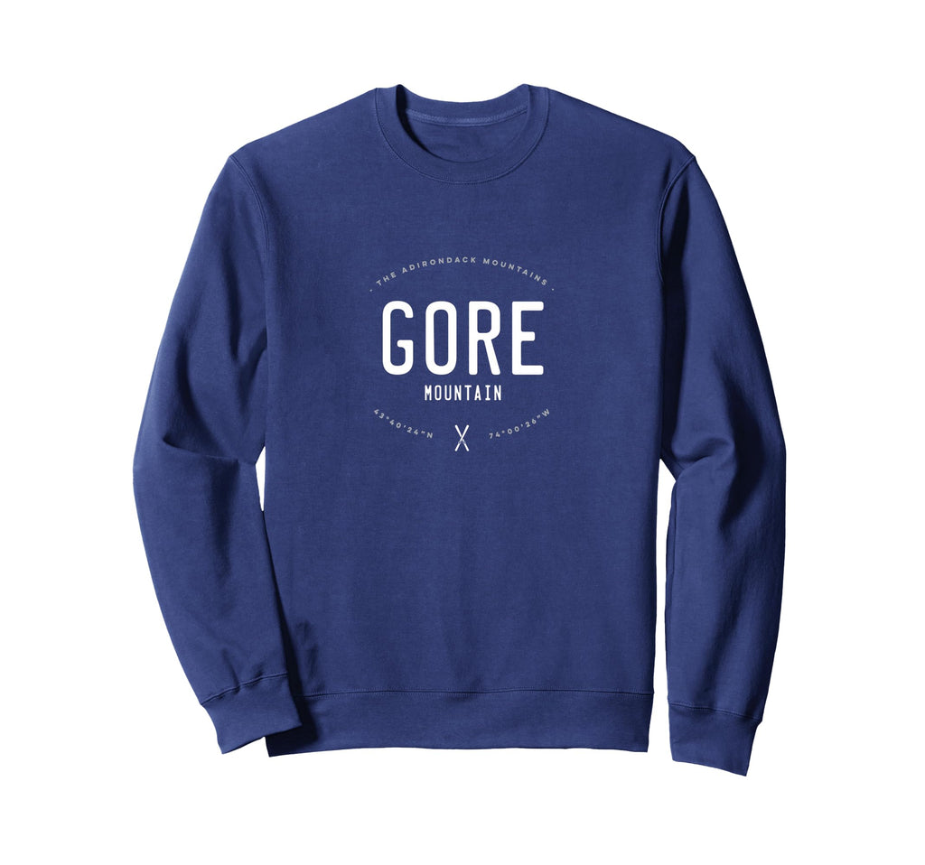 Gore Mountain Distressed Ski Sweatshirt - Unique Graphic Unisex - T-Shirt, Sweatshirt, Hoodie