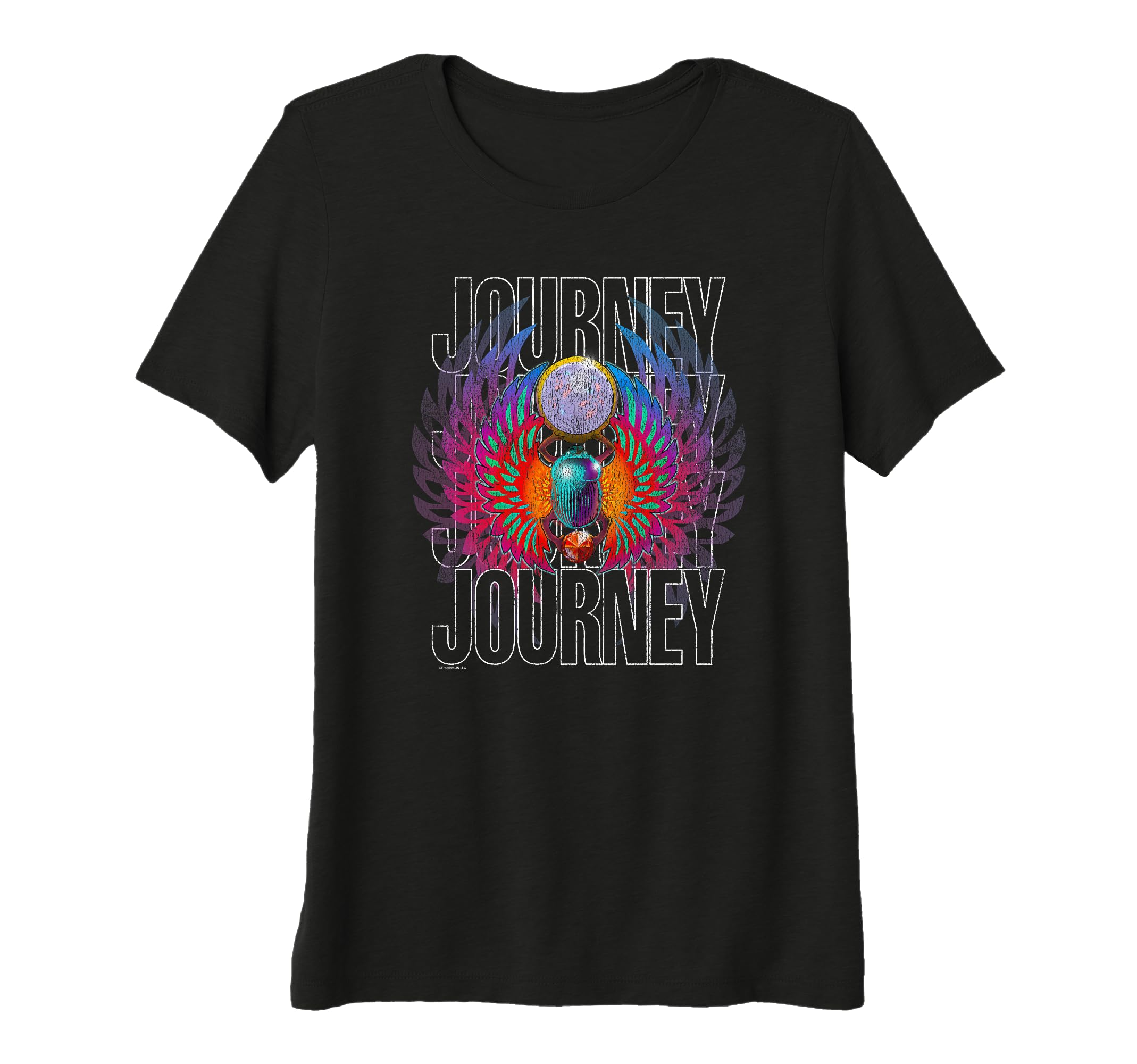 Womens Journey Infinity Wings T-Shirt - Fun Novelty Design for Adults - T-Shirt, Sweatshirt, Hoodie