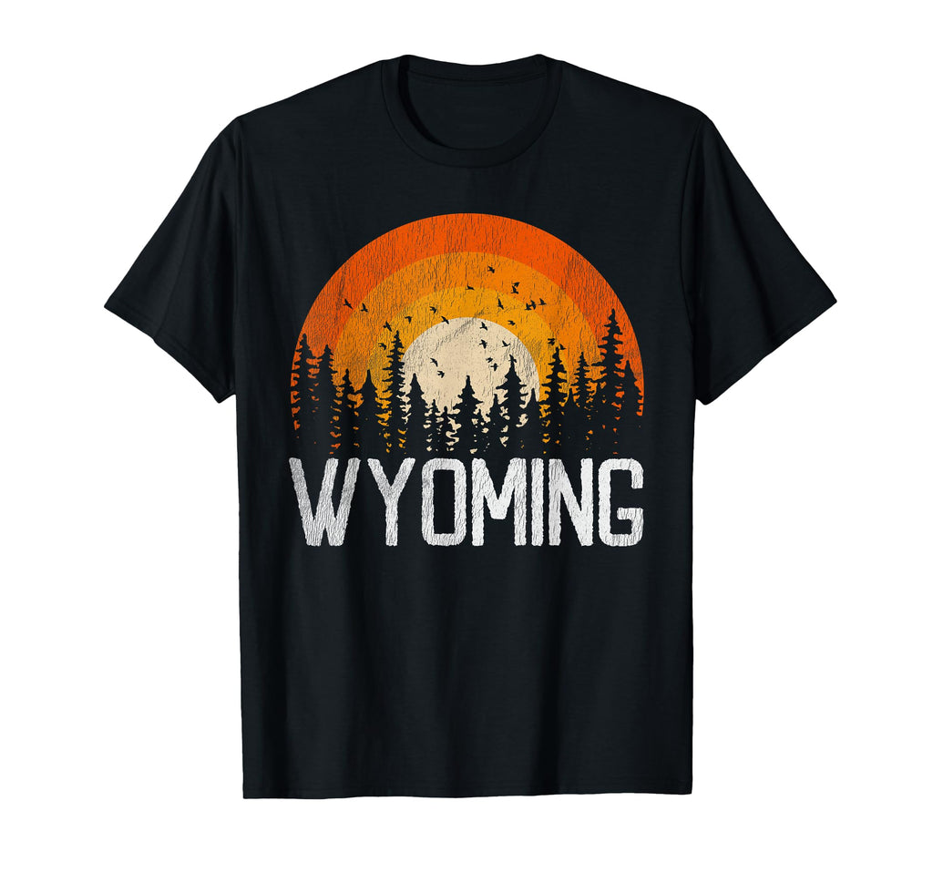 Wyoming 70S 80S T-Shirt - Fun Novelty Design for Adults - T-Shirt, Sweatshirt, Hoodie