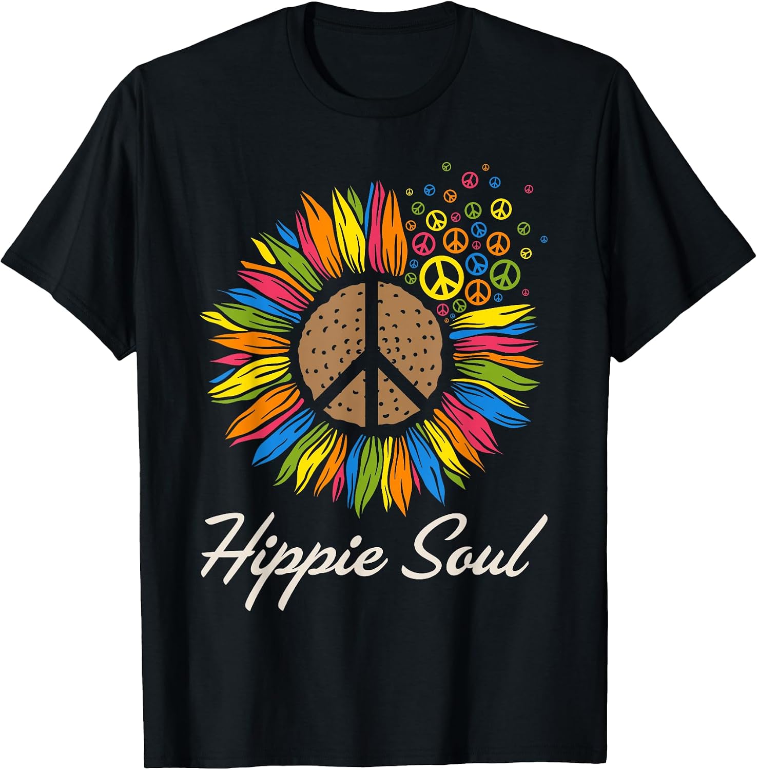 No Worries Be Hippie - Adult & Kids T-Shirts, Sweatshirts & Hoodies apparel design preview 1