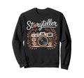 Photo Camera Flowers Storyteller Sweatshirt - Custom Art Print Unisex - T-Shirt, Sweatshirt, Hoodie