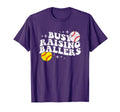 Busy Raising Ballers Softball Baseball T-Shirt - Unique Graphic for Adults - T-Shirt, Sweatshirt, Hoodie