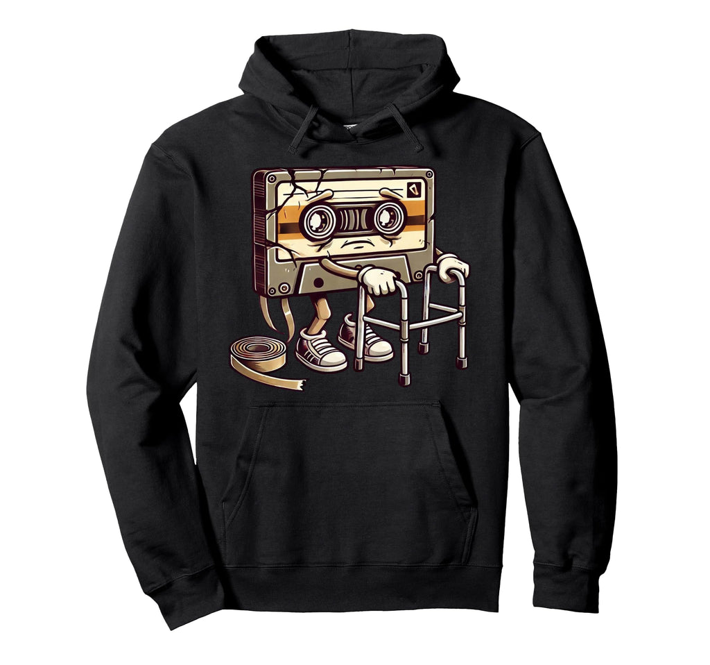 Cassette Tape 80S Music Lover Hoodie - Unique Graphic for Adults - T-Shirt, Sweatshirt, Hoodie