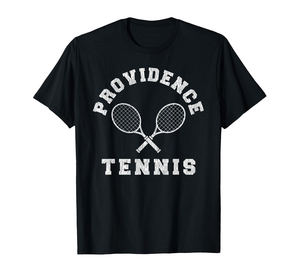 Providence Tennis Team Distressed 90S T-Shirt - Novelty Apparel for Adults - T-Shirt, Sweatshirt, Hoodie