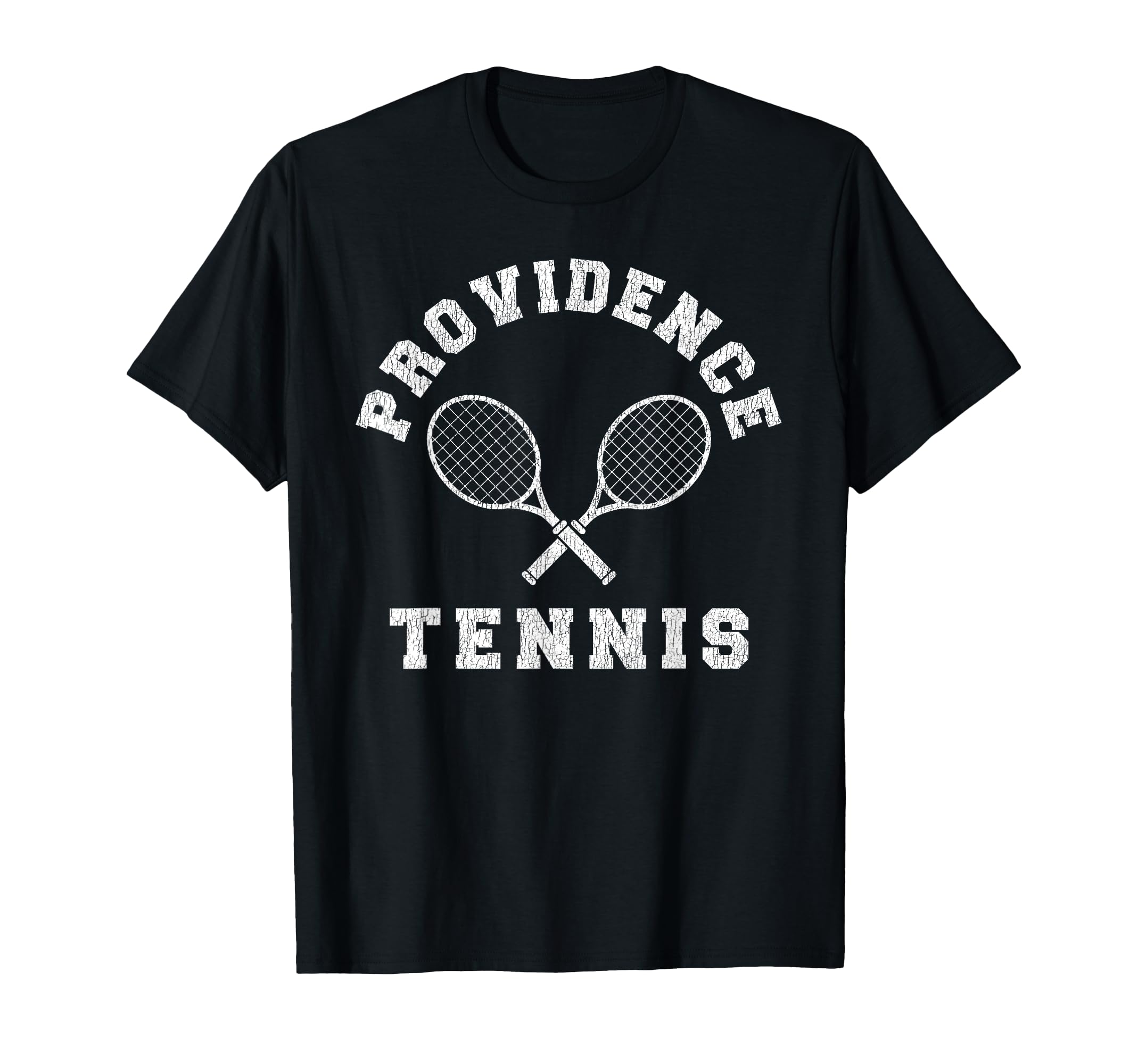 Providence Tennis Team Distressed 90S T-Shirt - Novelty Apparel for Adults - T-Shirt, Sweatshirt, Hoodie