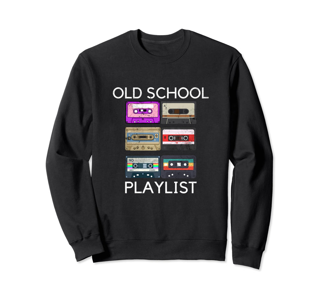 Music Playlist Cassette Tape Sweatshirt - Streetwear Style for Adults - T-Shirt, Sweatshirt, Hoodie
